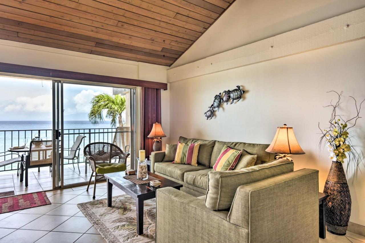 Beachfront Lahaina Condo - Featured On Hgtv! Kahana Kültér fotó