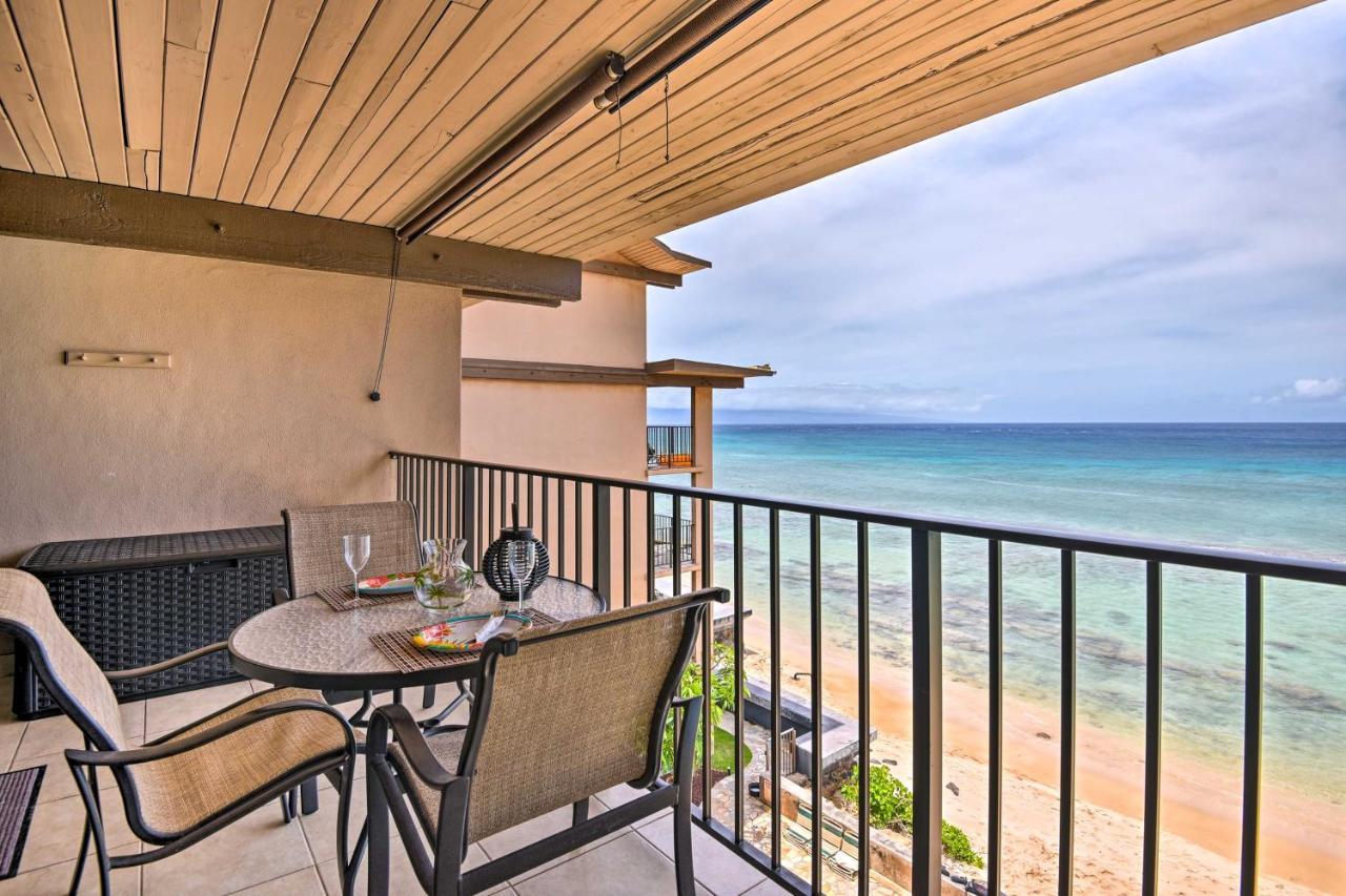 Beachfront Lahaina Condo - Featured On Hgtv! Kahana Kültér fotó