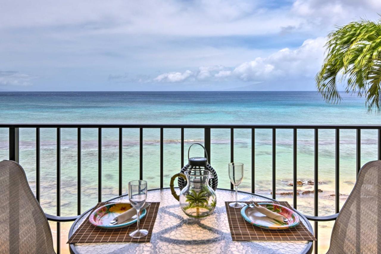 Beachfront Lahaina Condo - Featured On Hgtv! Kahana Kültér fotó