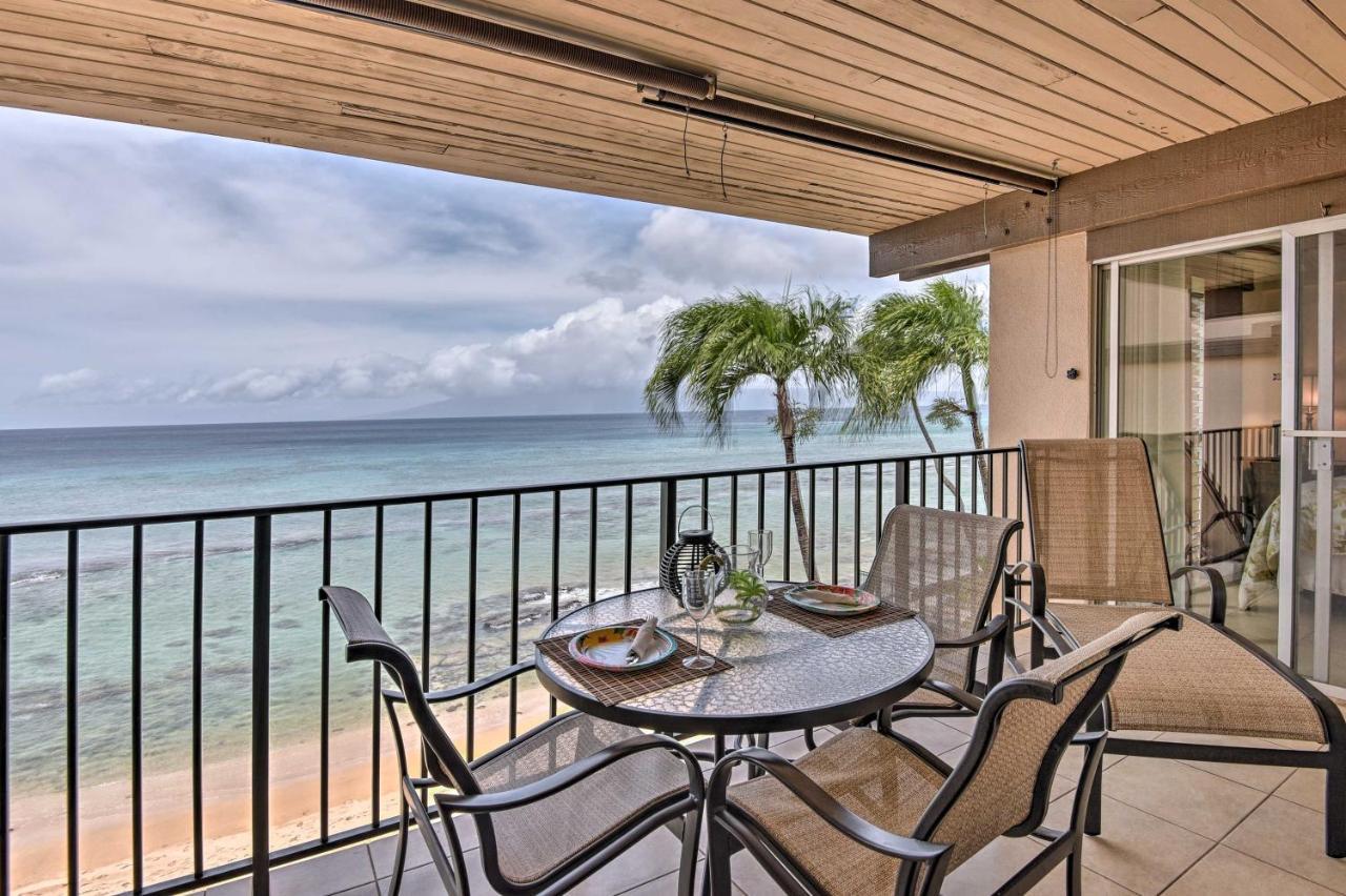 Beachfront Lahaina Condo - Featured On Hgtv! Kahana Kültér fotó